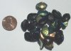 25 14mm Wavy Leaf Black AB